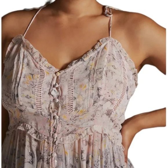 NWT | Anthropologie | Sheer Floral Dress - Picture 3 of 8